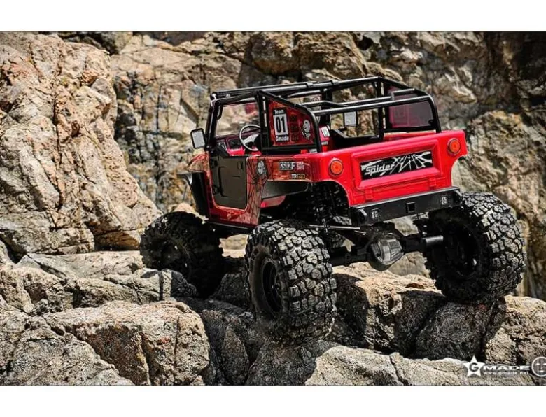 Gmade GM57014GS02F 4WD Spider Portal TS Rock Crawler 1:10 Bausatz Karosserie unlackiert