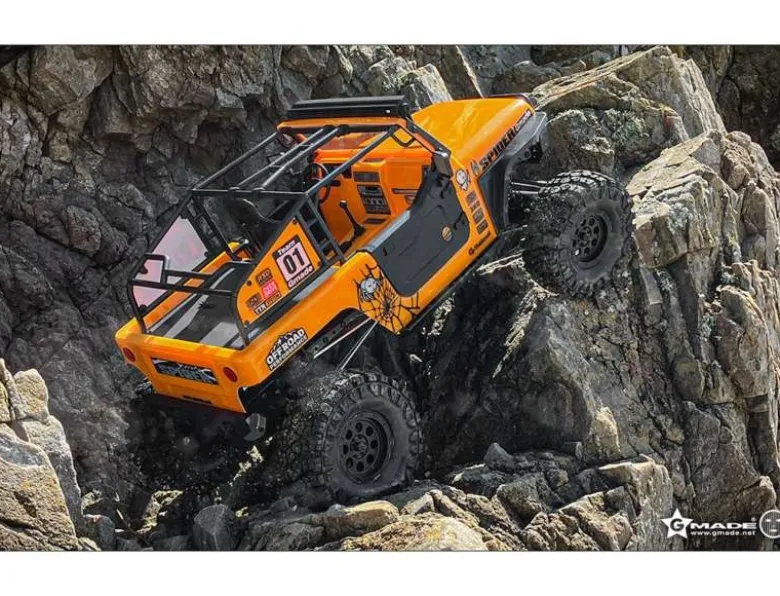 Gmade GM57014GS02F 4WD Spider Portal TS Rock Crawler 1:10 Bausatz Karosserie unlackiert