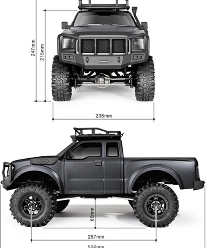 Gmade GM54000GS01 Komodo 1/10 Truck Scale 4WD Crawler Bausatz