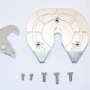 GPM TRU333SAluminium Sattelplatte für Tamiya 1:14 Scania R620, silber nur für Europäische Zugmaschinen