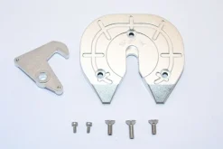GPM TRU333SAluminium Sattelplatte für Tamiya 1:14 Scania R620, silber nur für Europäische Zugmaschinen