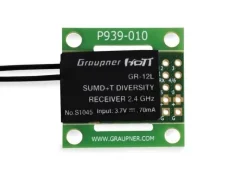 Graupner S1045GR-12L SUMD+T 2 Antennen PCB 2.4 GHz Empfänger