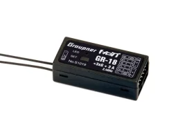 Graupner S1019GR-18 + 3XG + 3A HoTT - 2.4 GHz Empfänger 9 Kanäle 3-Achs Gyro + 3-Achs Beschleunigungssensoren