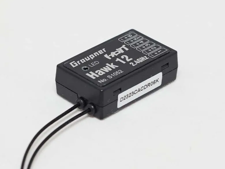 Graupner S1052Hawk-12 HoTT - 2.4 GHz Empfänger, 6 Kanal