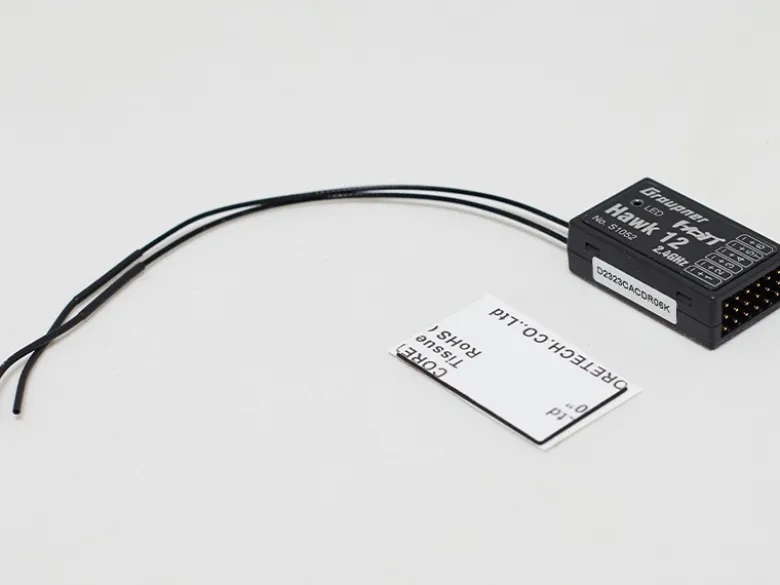 Graupner S1052Hawk-12 HoTT - 2.4 GHz Empfänger, 6 Kanal