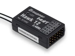 Graupner S1052Hawk-12 HoTT - 2.4 GHz Empfänger, 6 Kanal