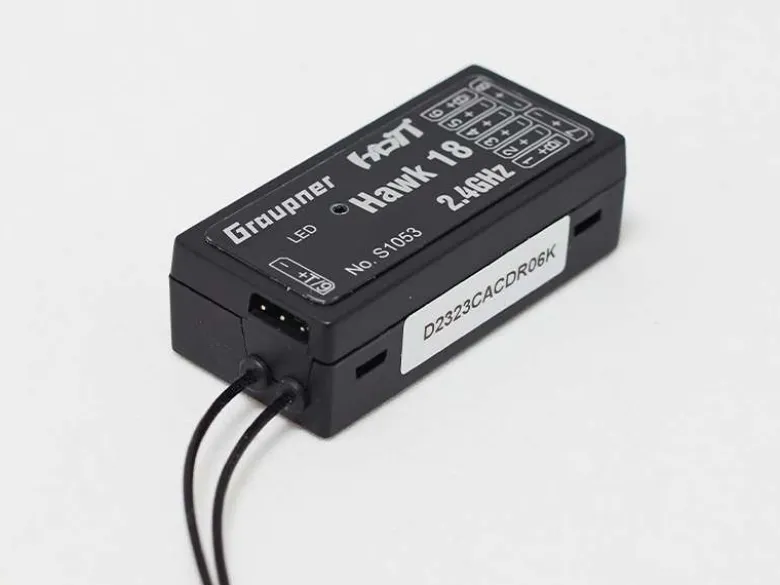 Graupner S1053Hawk-18 HoTT - 2.4 GHz Empfänger, 9 Kanal