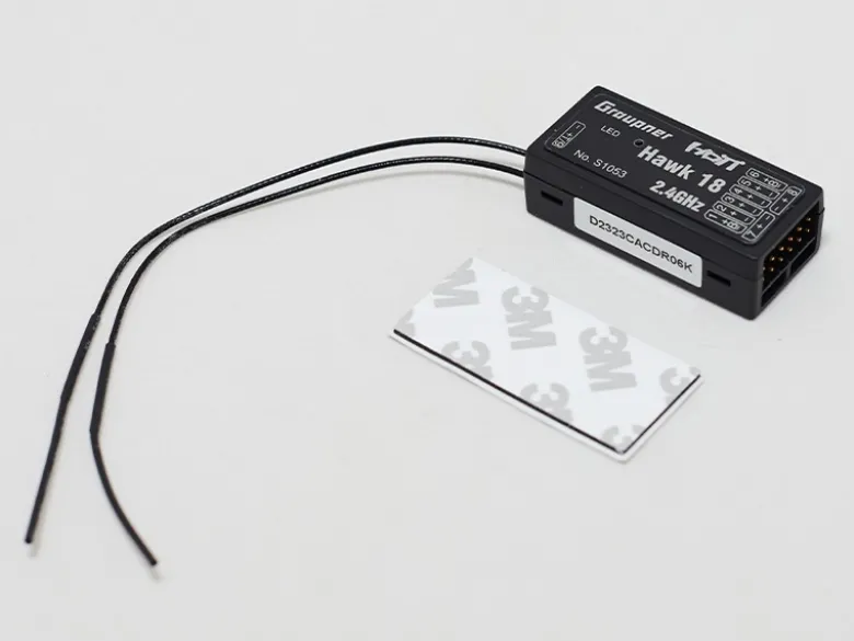 Graupner S1053Hawk-18 HoTT - 2.4 GHz Empfänger, 9 Kanal