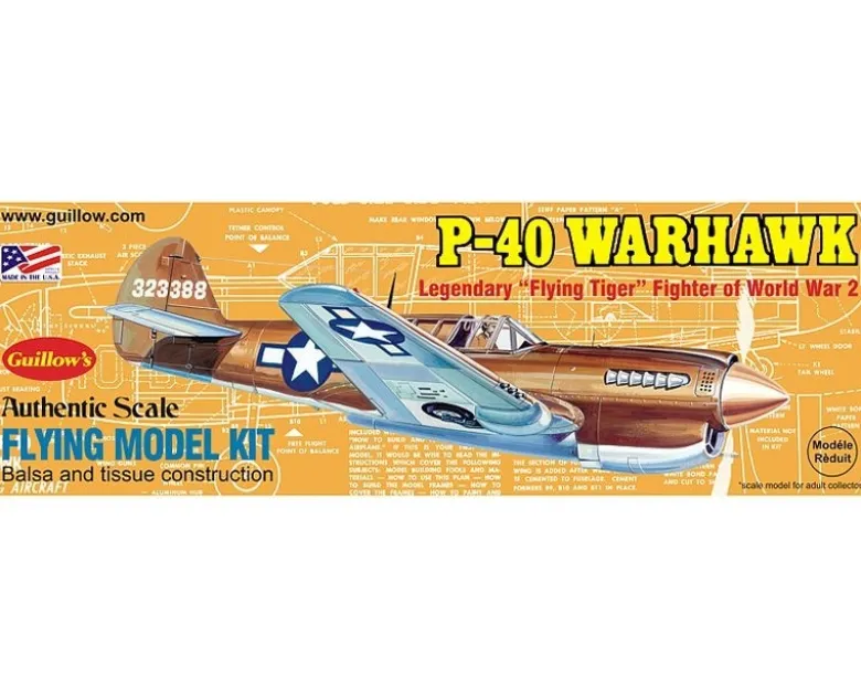 Guillow's gu501Curtiss P-40 Warhawk Balsabausatz