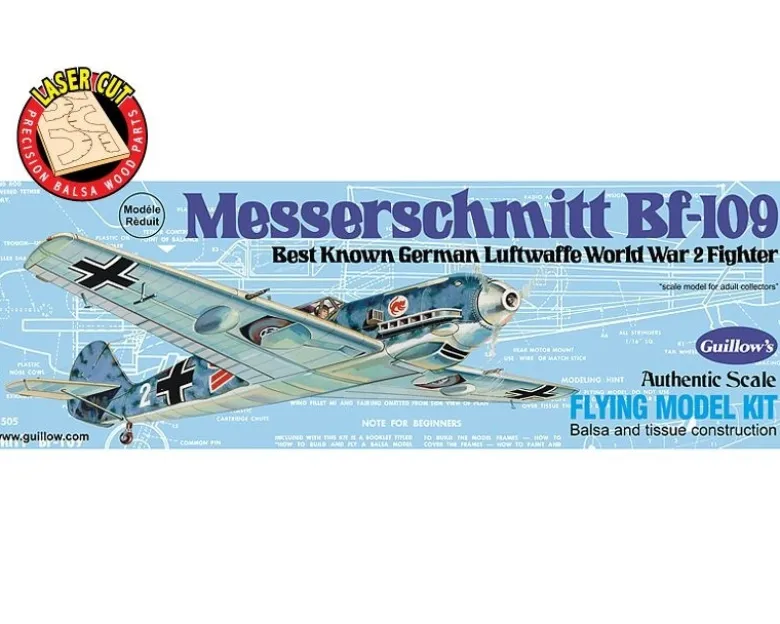 Guillow's gu505Messerschmitt BF-109 Balsabausatz