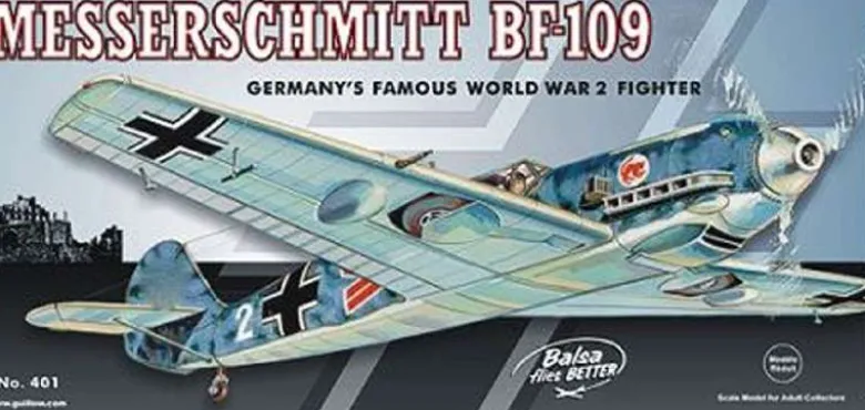 Guillow's gu401Messerschmitt Bf 109 Balsabausatz