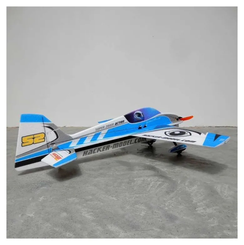 Hacker Model HC1790CSuper Zoom Action - 100 cm ARF, blau