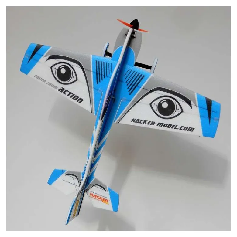 Hacker Model HC1790CSuper Zoom Action - 100 cm ARF, blau