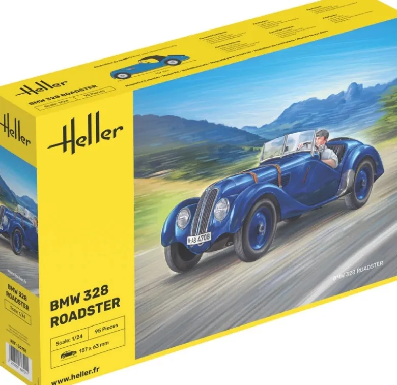 Heller 80701BMW 328 Roadster Plastikbausatz in 1:24