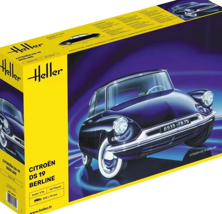 Heller 80795Citroen DS 19 Plastikbausatz in 1:16
