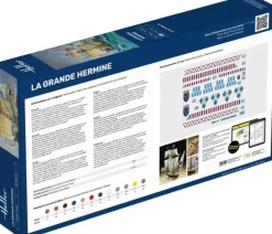 Heller 80841Erkundungsschiff 'La Grande Hermine' Plastikbausatz in 1:150
