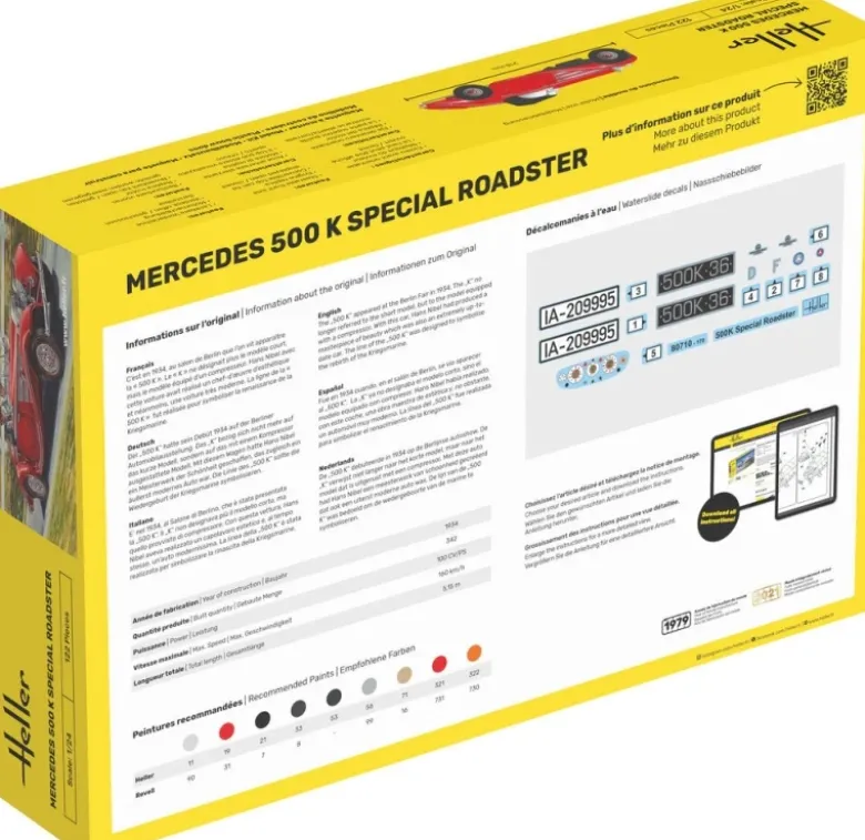 Heller 80710500 K Special Roadster Plastikbausatz in 1:24