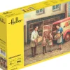 Heller 82758Lebensmittelhändler Familie Figuren Plastikbausatz in 1:24