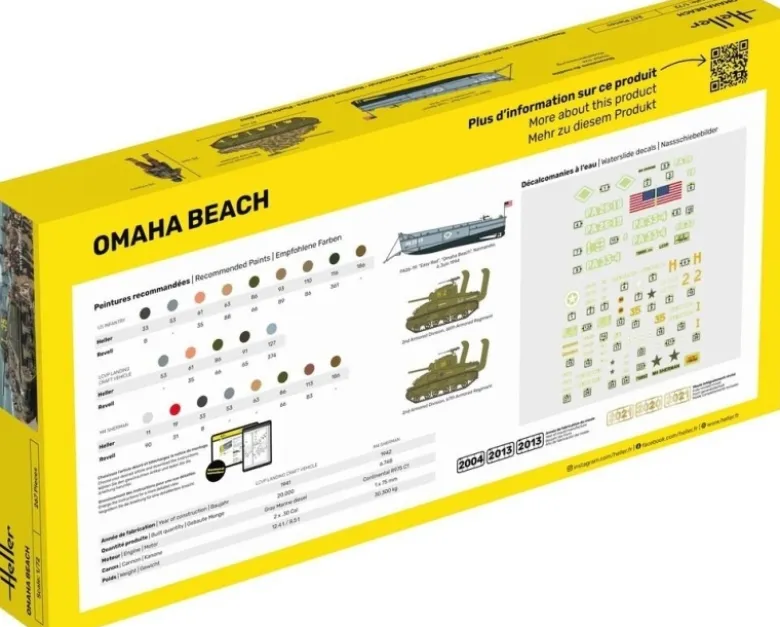 Heller 50332Omaha Beach Plastikbausatz in 1:72