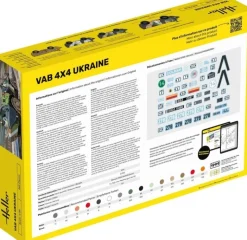 Heller 81130Radpanzer 'VAB 4x4 Ukraine' Plastikbausatz in 1:35
