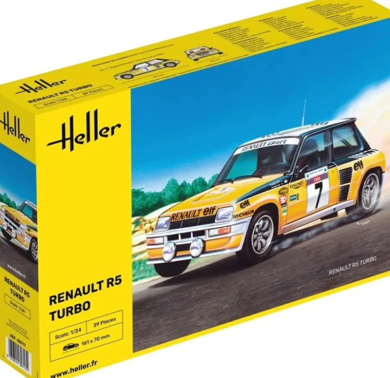 Heller 80717Renault R5 Turbo Plastikbausatz in 1:24