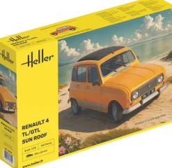 Heller 82704Renault 4 TL/GTL Sun Roof Plastikbausatz in 1:24