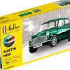 Heller 56153STARTER KIT Austin Mini Plastikbausatz in 1:43 inkl. Kleber, Pinsel und Hauptfarben