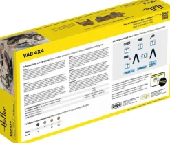 Heller 56898STARTER KIT VAB 4x4 Plastikbausatz in 1:72 inkl. Kleber, Pinsel und Hauptfarben
