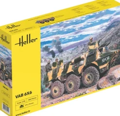 Heller 81141Transportpanzer 'VAB 6x6' Plastikbausatz in 1:35