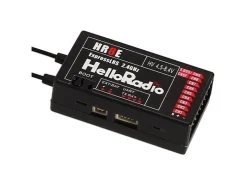 HelloRadio HR2000HR8E ELRS 2,4GHz Empfänger - 9 Kanäle schwarz