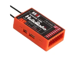 HelloRadio HR2001HR8E ELRS 2,4GHz Empfänger - 9 Kanäle rot
