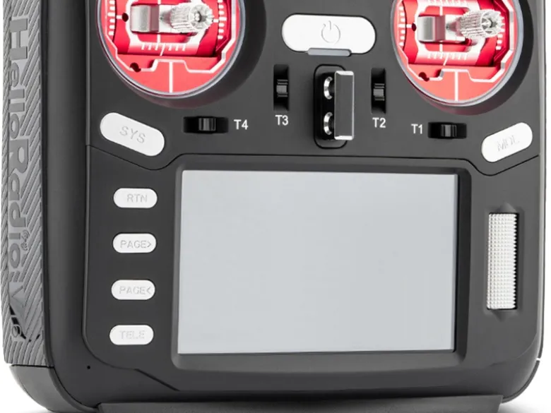HelloRadio HR1016V16 MAX 2,4GHz - 4in1 LBT Mode 2 Fernsteuerung, rot