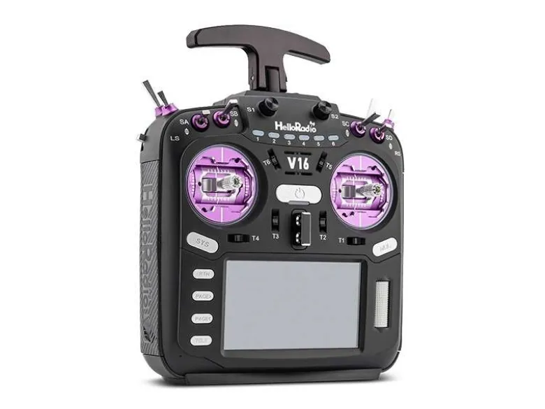 HelloRadio HR1020V16 MAX 2,4GHz - 4in1 LBT Mode 2 Fernsteuerung, lila