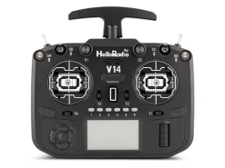 HelloRadio HR1064V14 MAX OLED 2,4GHz ELRS LBT M2 Fernsteuerung schwarz, schwarz