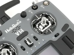 HelloRadio HR1028V14 MAX OLED 2,4GHz - ELRS LBT M2 Fernsteuerung grau, schwarz
