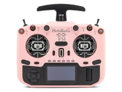 HelloRadio HR1033V14 MAX OLED 2,4GHz - ELRS LBT M2 Fernsteuerung rosa, schwarz