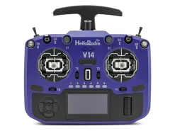 HelloRadio HR1036V14 MAX OLED 2,4GHz - ELRS LBT M2 Fernsteuerung blau, schwarz