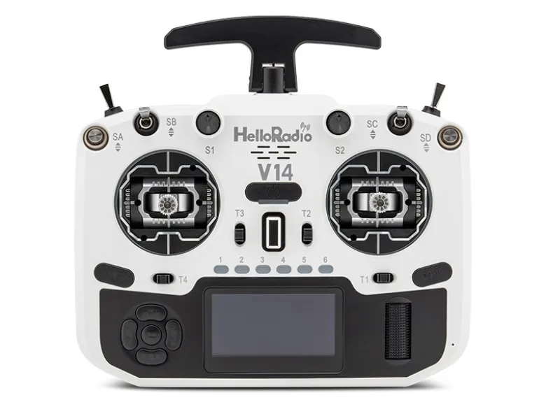 HelloRadio HR1034V14 MAX OLED 2,4GHz - ELRS LBT M2 Fernsteuerung weiß, schwarz