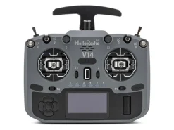 HelloRadio HR1046V14 MAX OLED 2,4GHz - 4in1 LBT M2 Fernsteuerung grau, schwarz