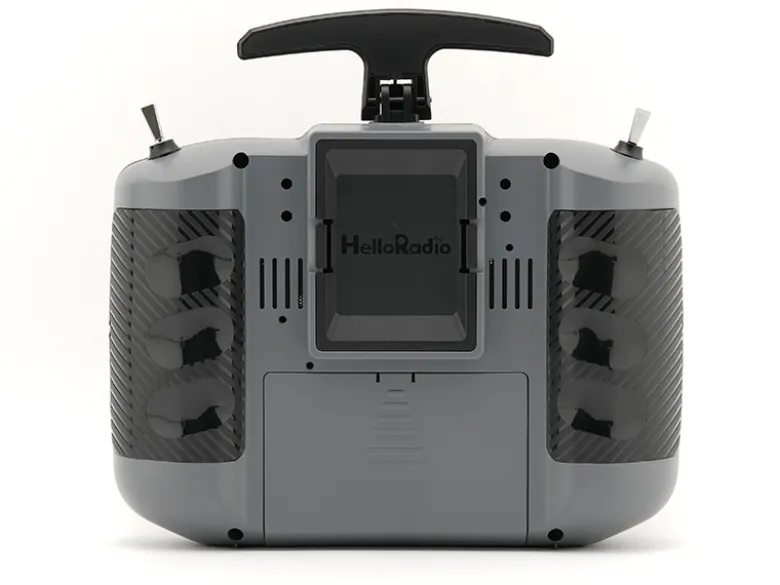 HelloRadio HR1046V14 MAX OLED 2,4GHz - 4in1 LBT M2 Fernsteuerung grau, schwarz