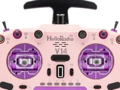 HelloRadio HR1053V14 MAX OLED 2,4GHz - 4in1 LBT M2 Fernsteuerung rosa, lila
