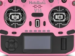 HelloRadio HR1049V14 MAX OLED 2,4GHz - 4in1 LBT M2 Fernsteuerung pink, schwarz