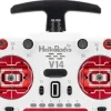 HelloRadio HR1047V14 MAX OLED 2,4GHz - 4in1 LBT M2 Fernsteuerung weiß, rot