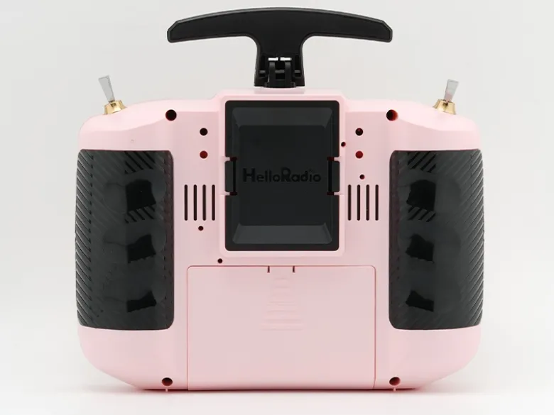 HelloRadio HR1042V14 MAX R9 OLED 2,4GHz ELRS LBT M2 Fernsteuerung rosa, schwarz
