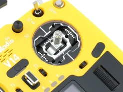 HelloRadio HR1041V14 MAX R9 OLED 2,4GHz ELRS LBT M2 Fernsteuerung gelb, schwarz