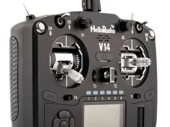 HelloRadio HR1072V14 MAX R9 OLED 2,4GHz 4in1 LBT M2 Fernsteuerung schwarz, schwarz