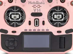 HelloRadio HR1060V14 MAX R9 OLED 2,4GHz 4in1 LBT M2 Fernsteuerung rosa, schwarz