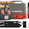 HelloRadio HR1073V14 MAX R9 OLED 2,4GHz 4in1 LBT M2 Fernsteuerung schwarz, rot