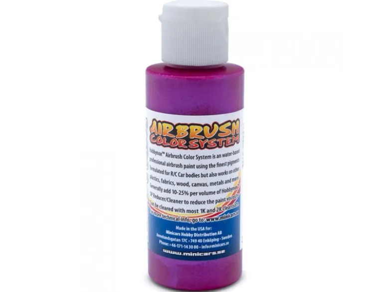 Hobbynox HN26010Airbrush Farbe iridescent candy rot 60ml