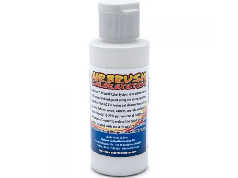 Hobbynox HN22000Airbrush Farbe solid weiß 60ml